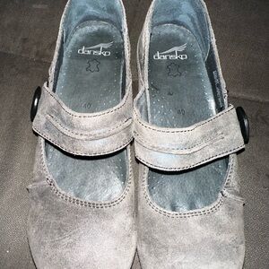 Dansko Blue/Gray Mary Jane Shoes
